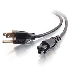 CABLES TO GO, 6FT, 18 AWG, 3-SLOT LAPTOP POWER CORD (NEMA 5-15P TO IEC320C5)